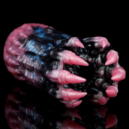 Fantasy Demon Claw Pocket Pussy – Liquid Silicone Male Masturbator for Intense Blowjobs