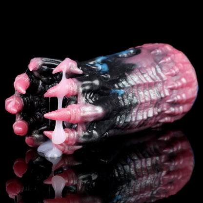 Fantasy Demon Claw Pocket Pussy – Liquid Silicone Male Masturbator for Intense Blowjobs