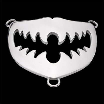 Kink Strapon Crotchless Panties Bondage Set – Metal Chain Friction Clit Stimulator Toy