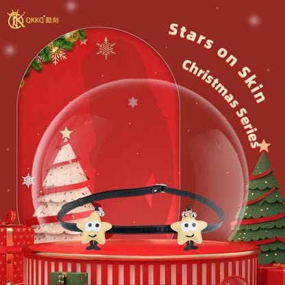 Star and Ladybug Nipple Clamps with Bell and Spike Accents – Adjustable Leather Erotic Jewelry