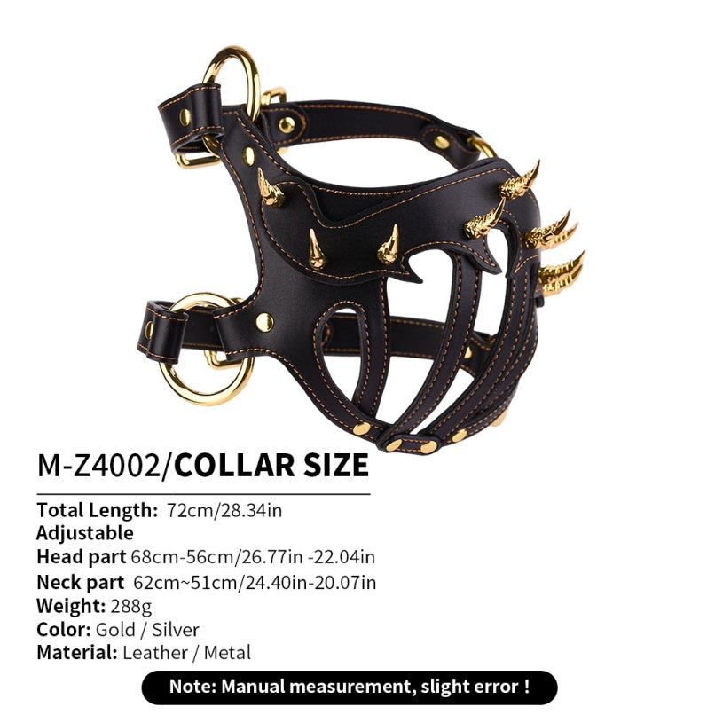 Fantasy BDSM Mask Bettie Bondage - Leather Gear Extreme Restraint Couple Sex Toys