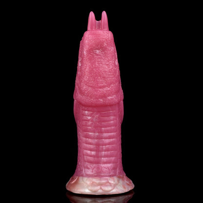 Fantasy Drakes Dick Ovipositor Anal Plug - Blood Red Silicone Masturbating Sex Toys for Women