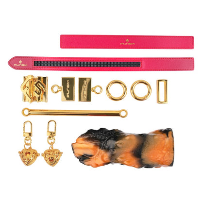 Kit de bondage Monsterdildo Gag Ball - Jouets BDSM élégants et contraignants pour un orgasme forcé et coquin