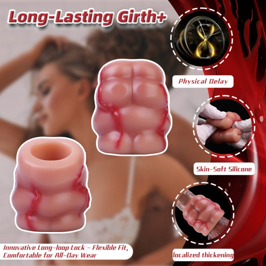 Horsedildo Fantasy Cockring – Power Muscle Penis Extender Sexspielzeug für Männer, schwule Paare