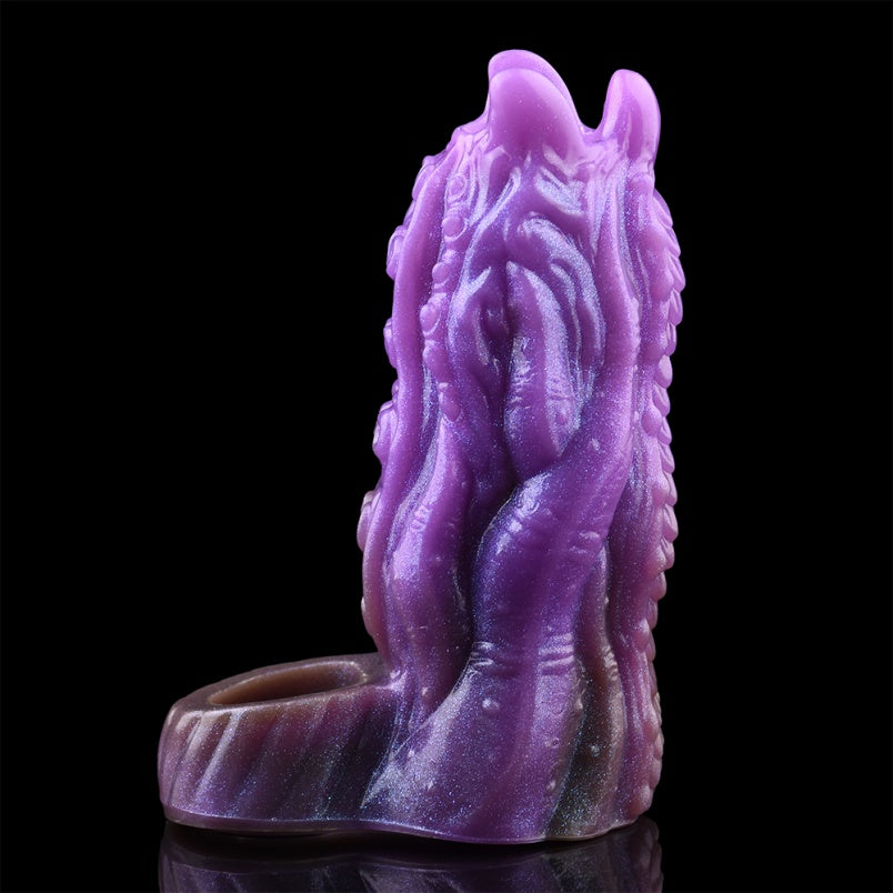 Tentacle Fantasy Silicone Cock Sleeve – Purple Reinforcement for Male Sexual Power