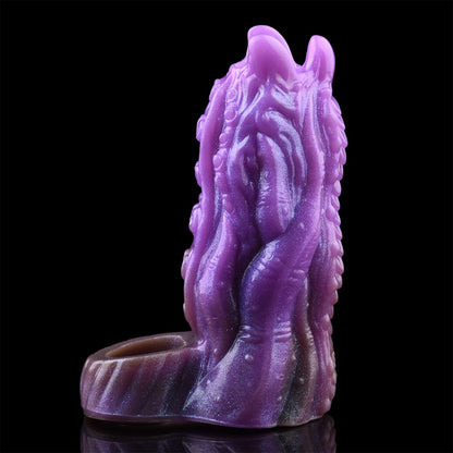 Tentacle Fantasy Silicone Cock Sleeve – Purple Reinforcement for Male Sexual Power