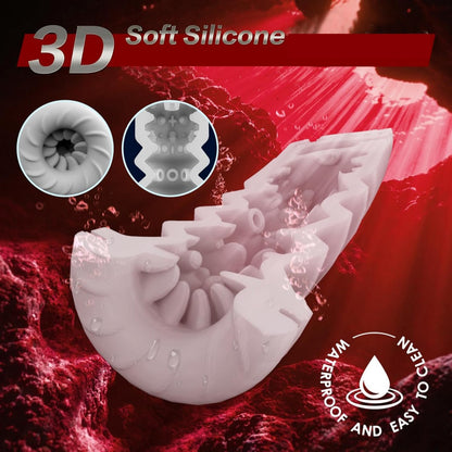 Automatic Male Masturbator Cup - 7-Mode Thrusting & Vibrating Stroker for Blowjob Experience