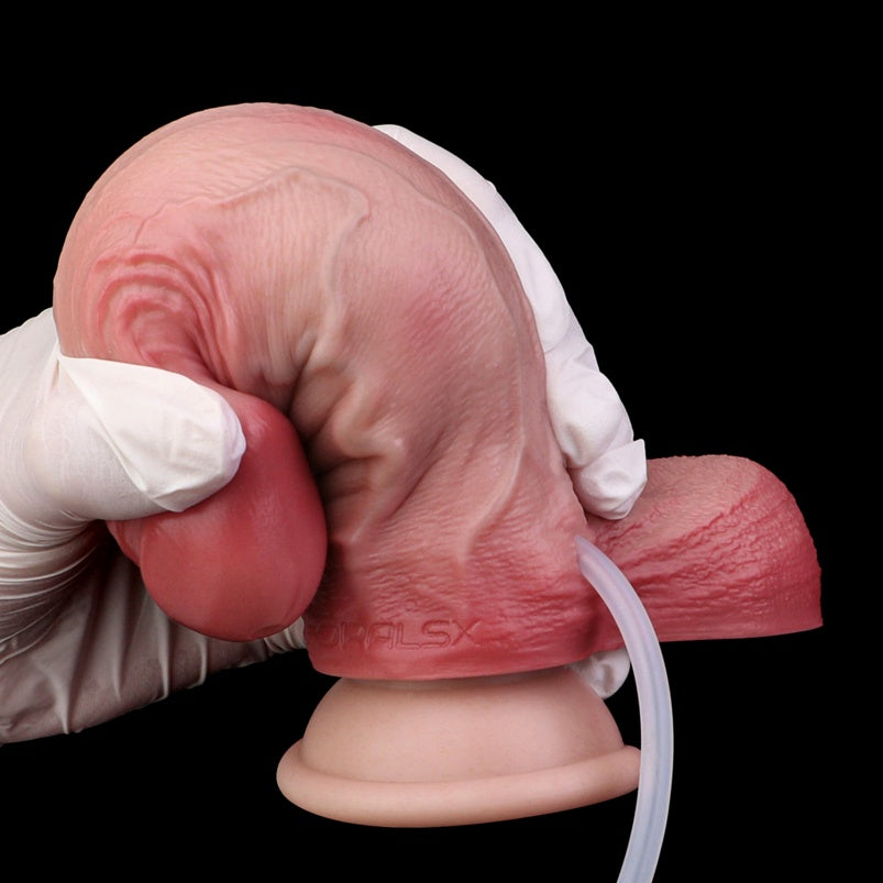 Giant Fantasy Squirting Dildo – Vaginal Expansion with Ejaculation Simulation Toy