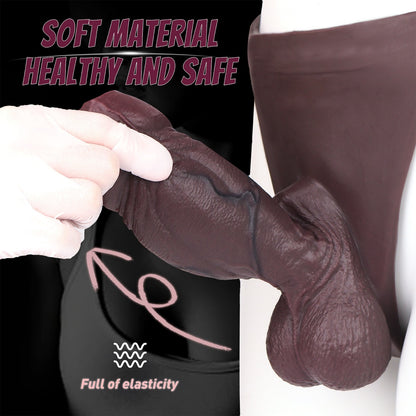 Fantasy Wearable Realistic Sheath Underwear – Silicone Toys for Penis Enlargement and Girth Enhancement