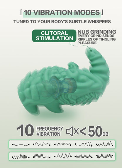 Fantasy Rhino Silicone Grinder Sex Toy – Clitoral Stimulation Vibrator for Women Masturbating