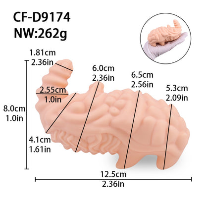 Fantasy Rhino Silicone Grinder Sex Toy – Clitoral Stimulation Vibrator for Women Masturbating