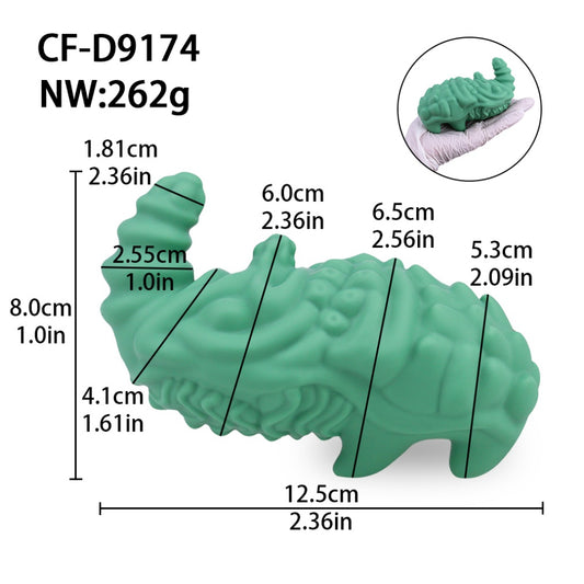 Fantasy Rhino Silicone Grinder Sex Toy – Clitoral Stimulation Vibrator for Women Masturbating