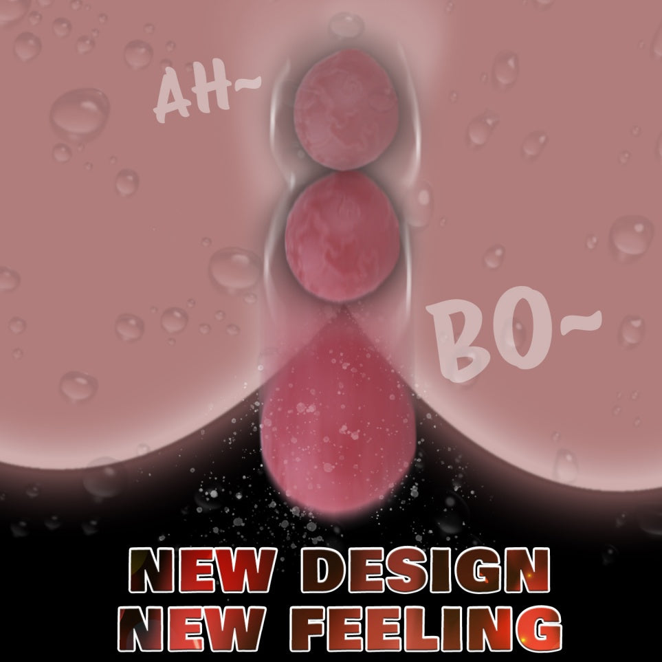 Ovipositor Dildo — Realistic Flesh-Tone Fantasy Silicone Dildo with Egg-Laying Function