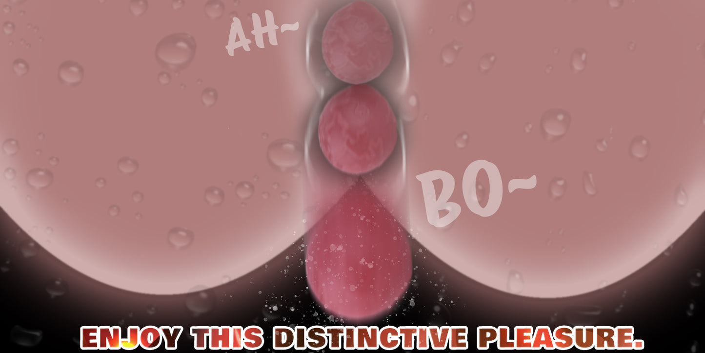 Ovipositor Dildo — Realistic Flesh-Tone Fantasy Silicone Dildo with Egg-Laying Function