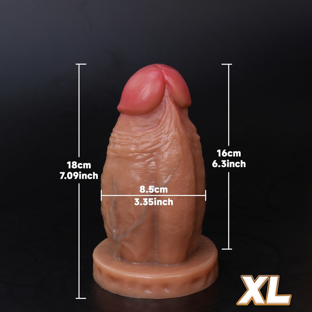 Realistic Giant Dildo for Extreme Expansion – Soft Silicone Monster Cock with Suction Cup
