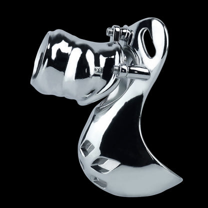 Stainless Steel Strap-On Bondage Sheath Underwear - Penis Lifting and Erectile Support Toy for Men