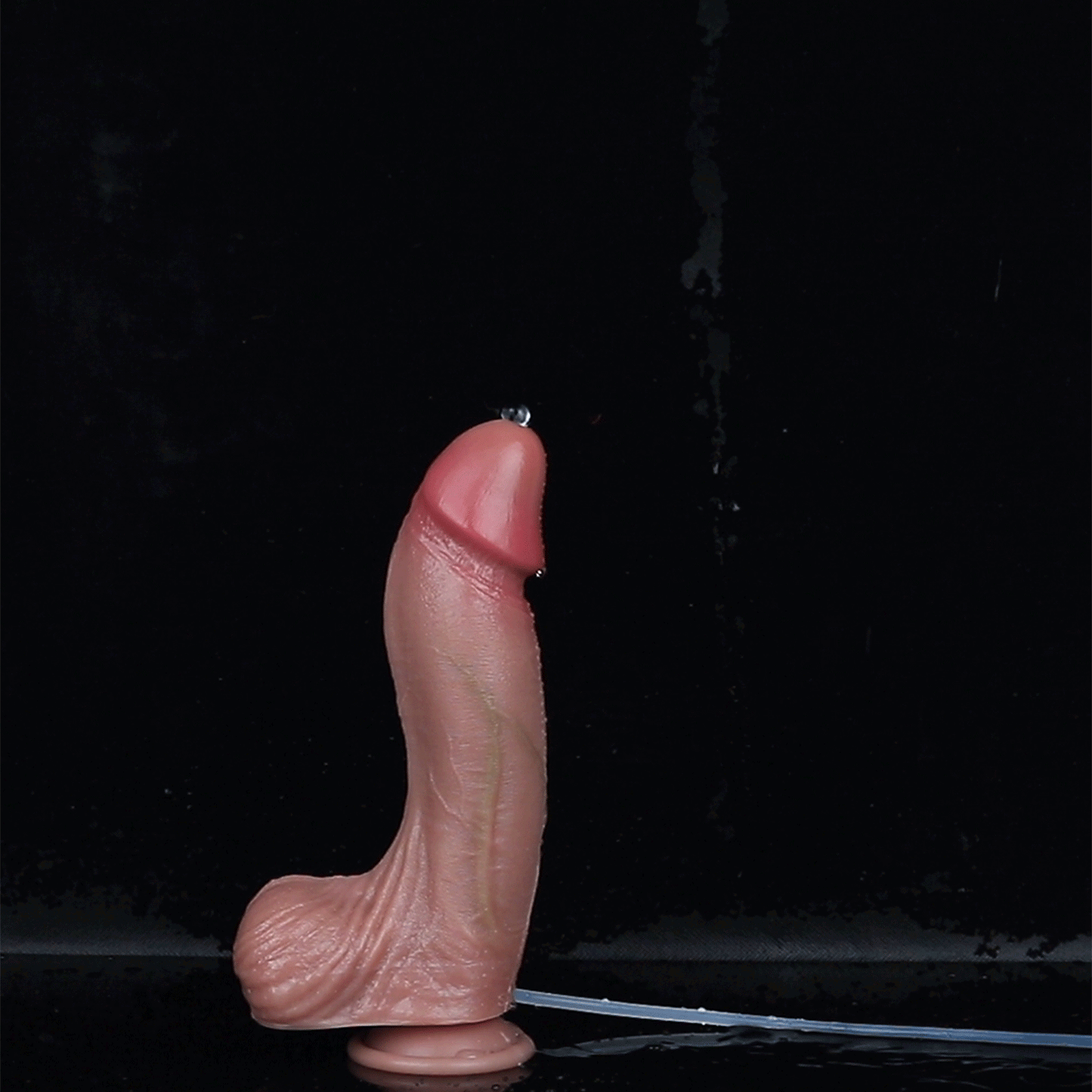 Realistic Squirting Dildo with Suction Cup – Dual-Layer Silicone Experience for Orgasmic Massage