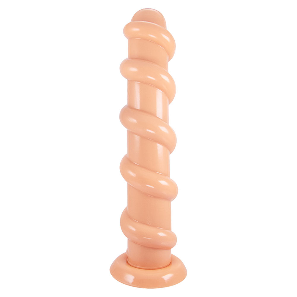 13 inch Long Knotted Dildo - Huge Anal Dildo Female Sex Toys Suction Cup Hands Free Play