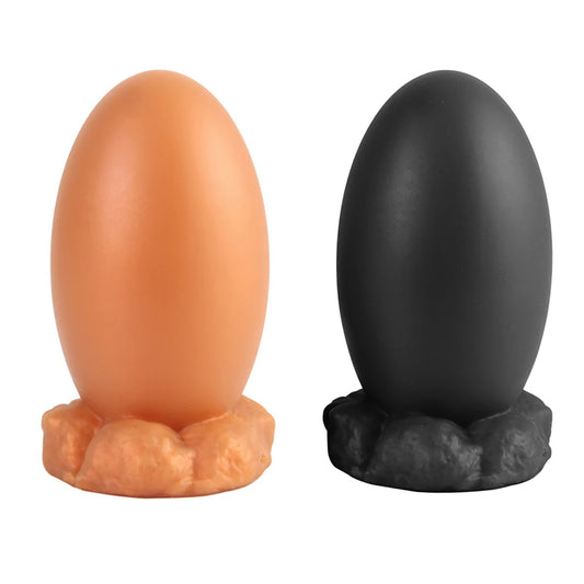 Gode ​​anal en silicone souple - Jouets pour adultes dilatateur de plug anal en forme d'œuf de dragon réaliste