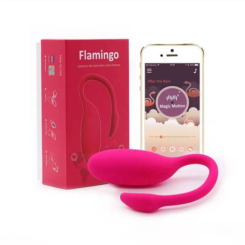 Oeuf de culotte vibrante contrôlée par application - Vibromasseur point G Stimulateur de clitoris Jouets sexuels féminins