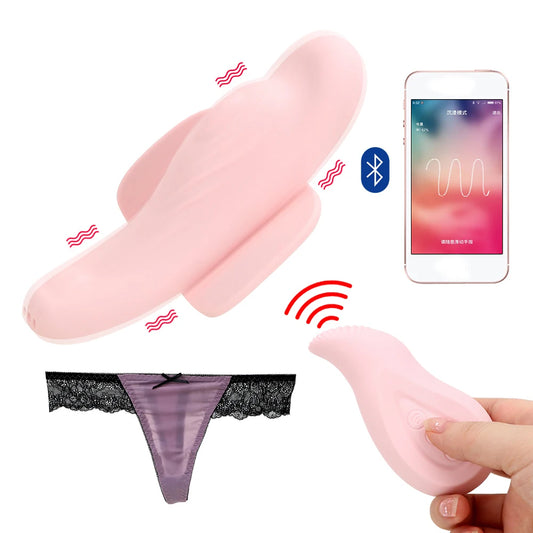 APP Controlled Vibrating Panties - Wearable Clitoral Panty Stimulator Women Vibrator