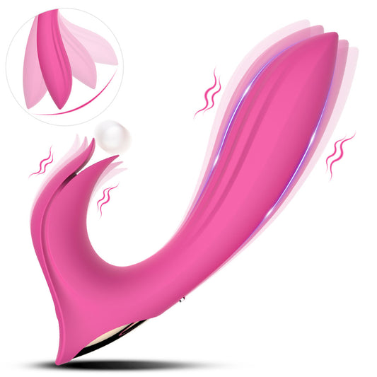 Pinces à clitoris Vibromasseur point G - Jouets sexuels féminins clitoridiens à double extrémité