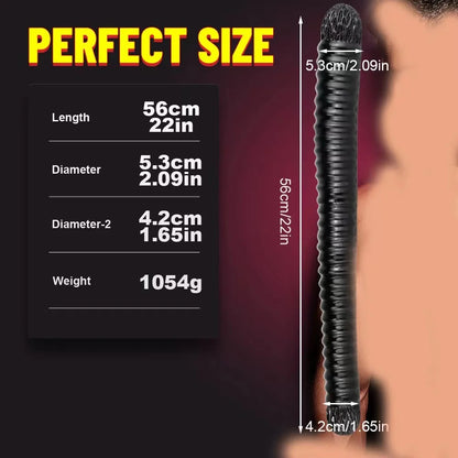 Riesiger Doppeldildo-Analplug – 12 Zoll lange Dildos, Sexspielzeug für Paare