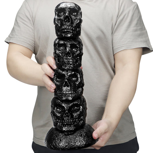 Skull Huge Dildo Butt Plug - Big Monster Dildos Suction Cup Sex Toys