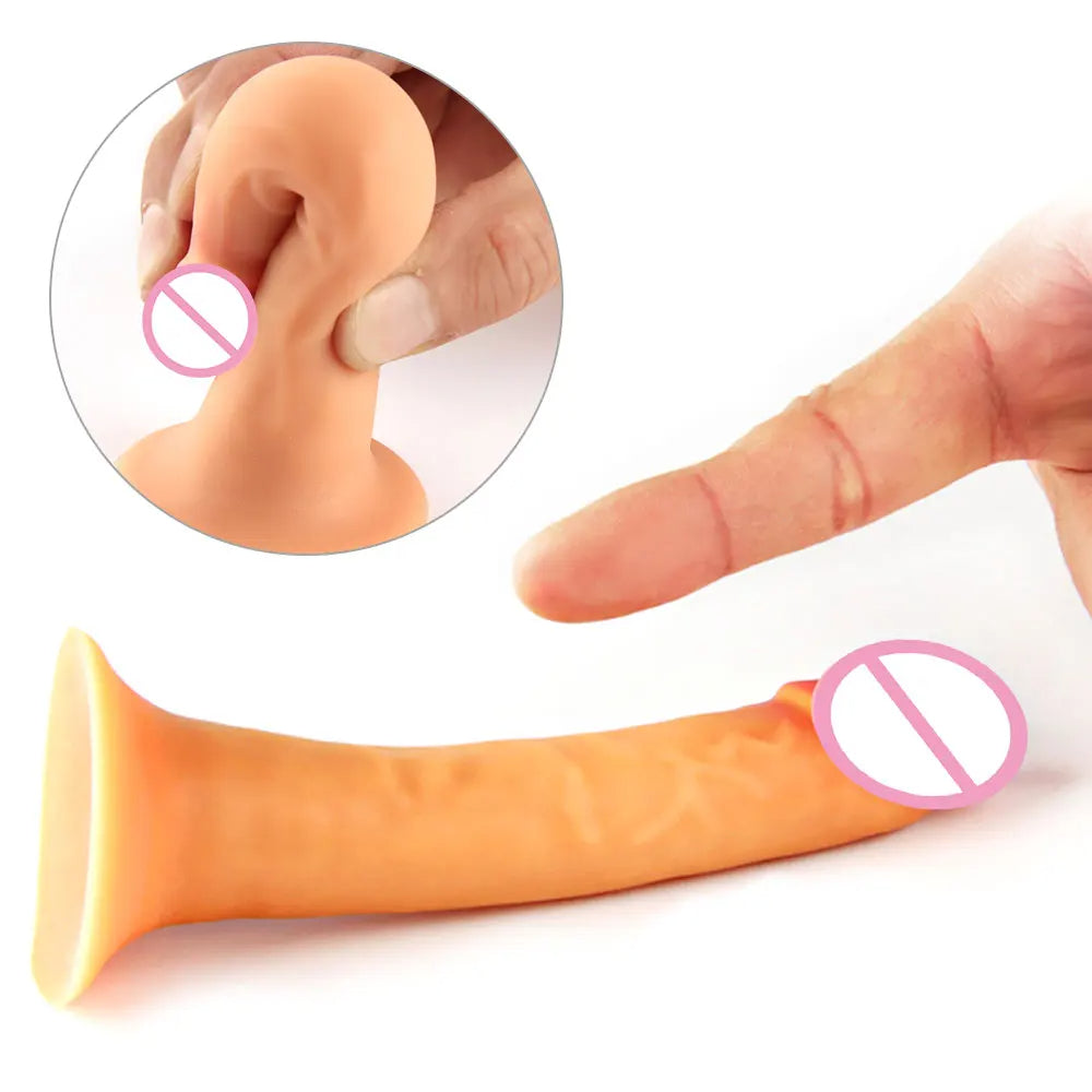 Gode ​​anal en forme de doigt - Petit gode en silicone souple Plug anal