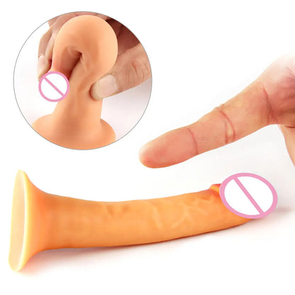 Gode ​​anal en forme de doigt - Petit gode en silicone souple Plug anal