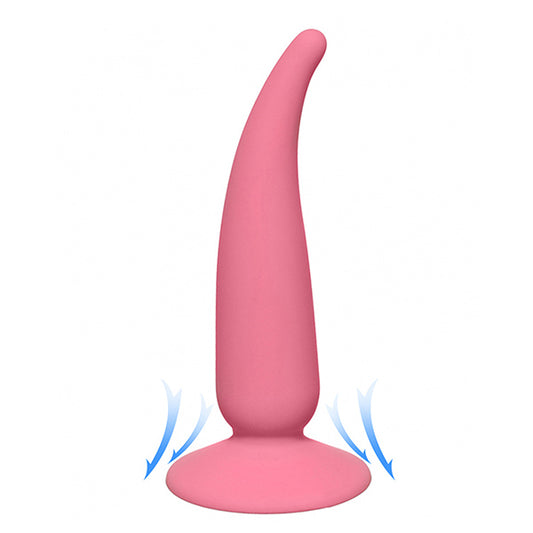 Plug Anal Gode Ventouse - Stimulateur Vaginal en Silicone Souple Jouets pour Adultes pour Unisexe