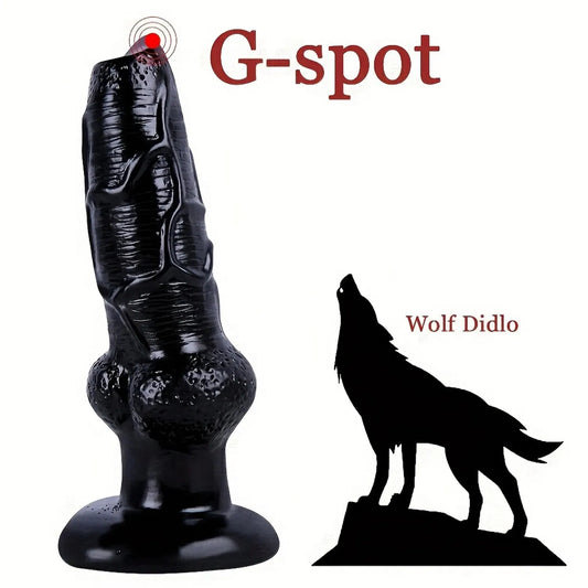 Realistischer Tierdildo - Domlust Silikon-Wolf-Dildos-Analplug