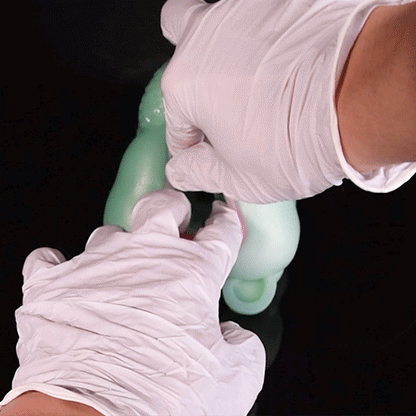 Stimulierende Fantasy-Alien-Taschenmuschi – Zweikanal-Silikon-Sextoys für Männer