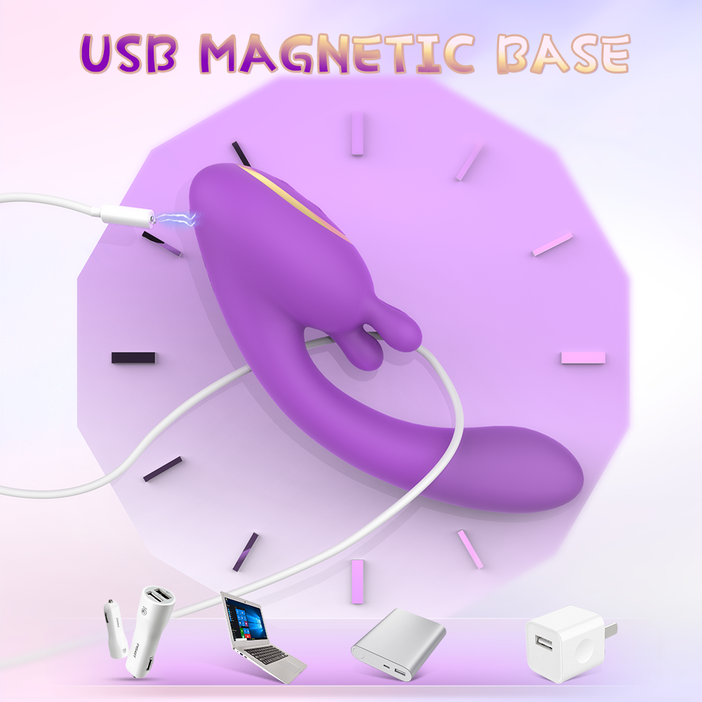 Fantasy Dildo-Style G-Spot Vibrating Magic Wand – Multi-Directional Female Silicone Stimulator