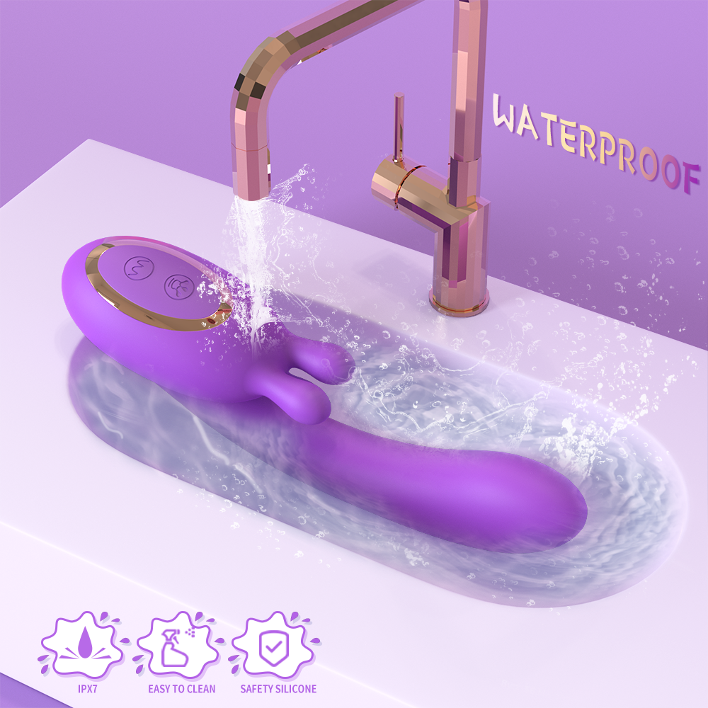 Fantasy Dildo-Style G-Spot Vibrating Magic Wand – Multi-Directional Female Silicone Stimulator