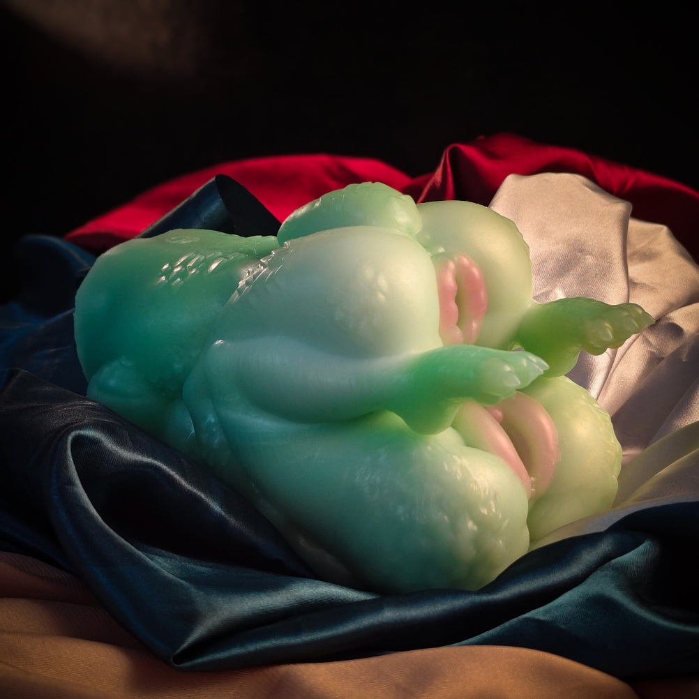 Poupée sexuelle en silicone Alien Fantasy – Masturbateur masculin double vagin