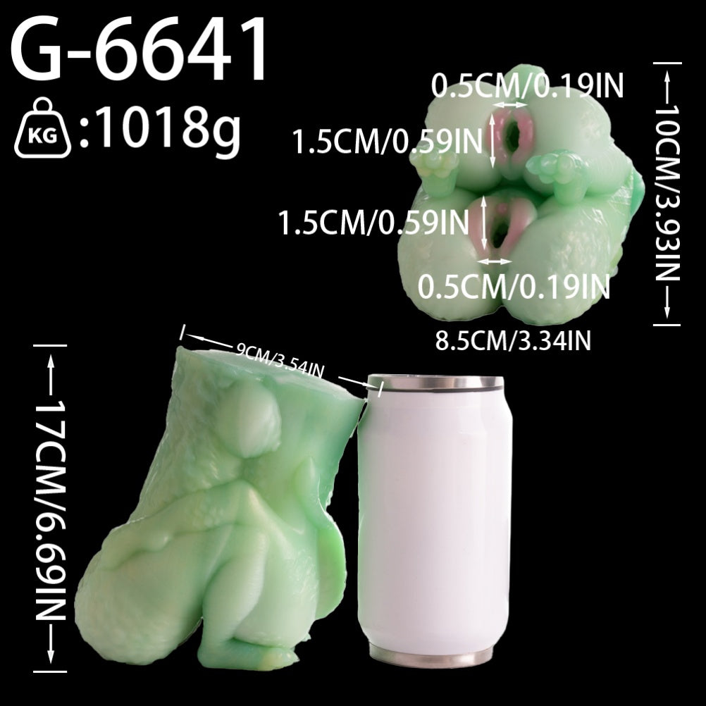 Poupée sexuelle en silicone Alien Fantasy – Masturbateur masculin double vagin