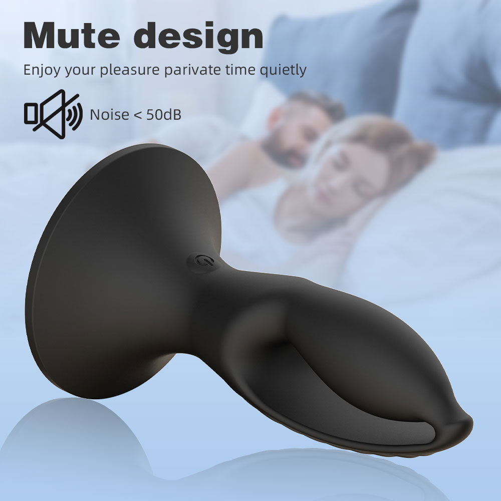 Hohlmotor-Ei-Analplug – Saugnapf, freihändiges Vergnügen – Domlust 