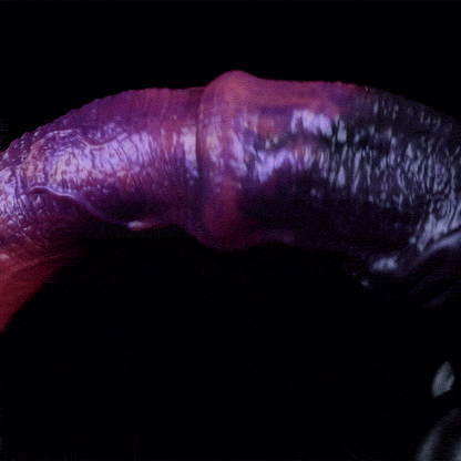Cosmic Stallion Dual-Pour Platinum Silicone Alien Horse Dildo with Heavy-Duty Vacuum Base