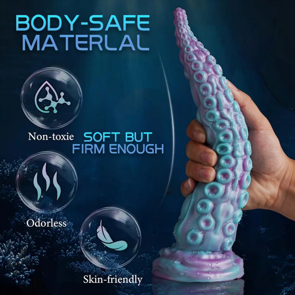 Hands-Free Monster Tentacle Suction Cup Fantasy Dildo – G-Spot Stimulating Orgasmic Massage Sex Toys for Women