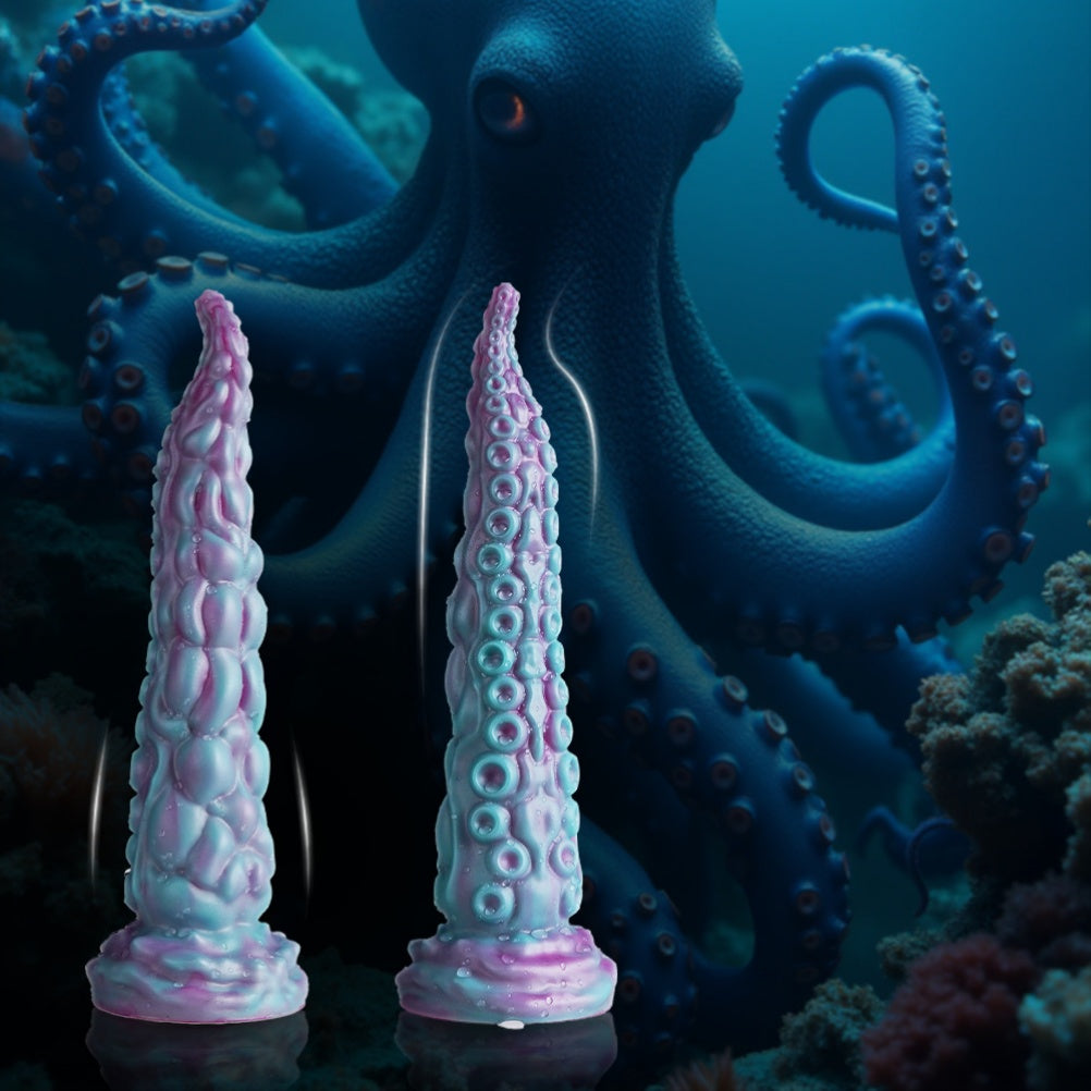 Hands-Free Monster Tentacle Suction Cup Fantasy Dildo – G-Spot Stimulating Orgasmic Massage Sex Toys for Women