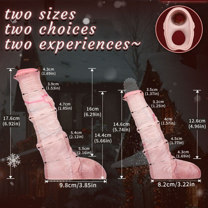 Realistischer, extrem dicker Pferde-Penis-Sleeve – fleischfarbener Silikon-Penisverlängerer für ultimative Fantasien