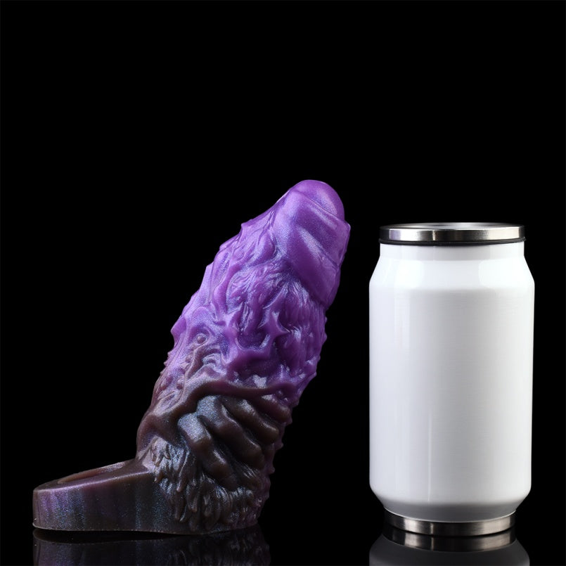 Fantasy 6 inch Penis Extender – Purple Silicone Cock Sleeve for Hardened Control
