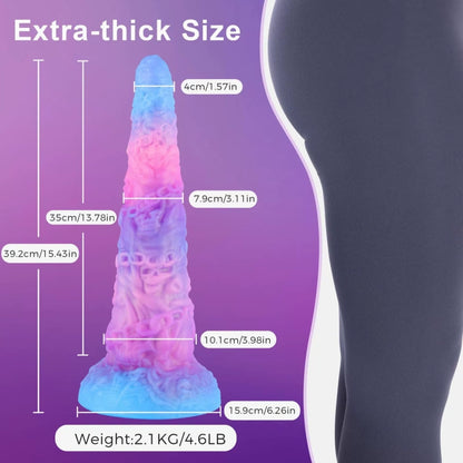Insertable Butt Plug Silicone Fantasy Tentacle Dildo - G-Spot Stimulation Sex Toys for Women