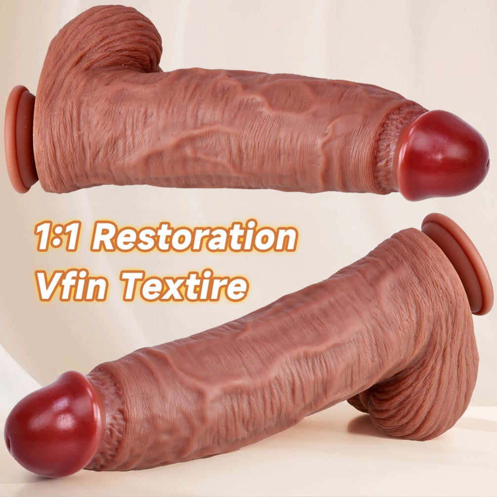 Realistic Flesh-Like Veins Giant Dildo – Expanding Vaginal Fisting Masturbation Sex Toys