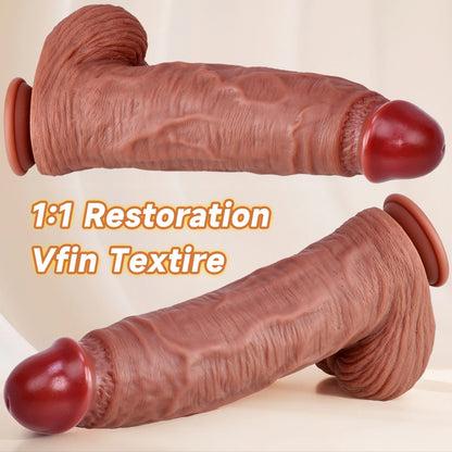 Realistic Flesh-Like Veins Giant Dildo – Expanding Vaginal Fisting Masturbation Sex Toys