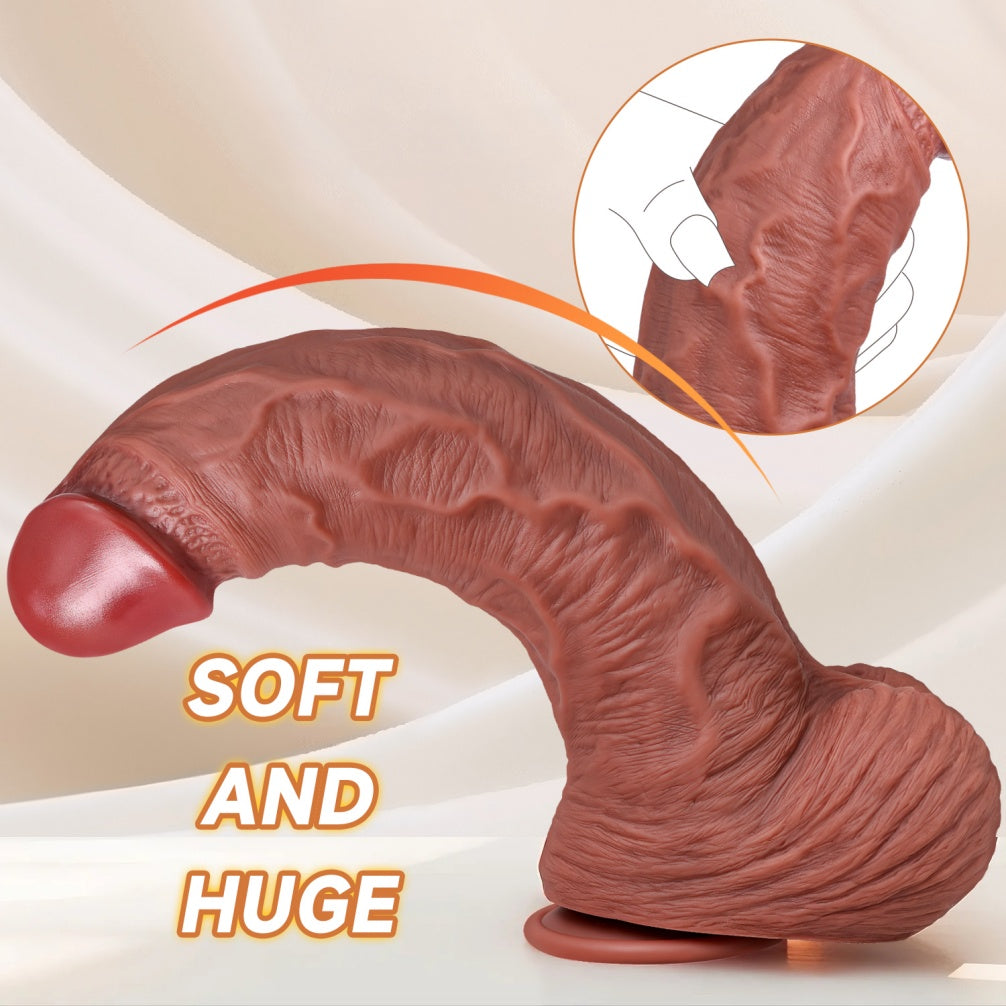 Realistic Flesh-Like Veins Giant Dildo – Expanding Vaginal Fisting Masturbation Sex Toys