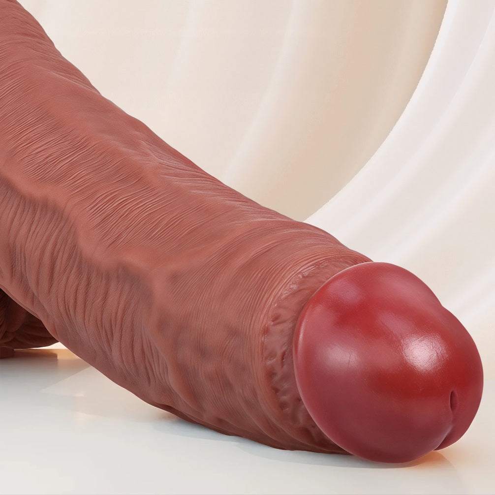 Realistic Flesh-Like Veins Giant Dildo – Expanding Vaginal Fisting Masturbation Sex Toys