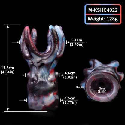Fantasy Octopus Vertical Gag Bettie Bondage Kit – Liquid Silicone Strap-On BDSM Toy