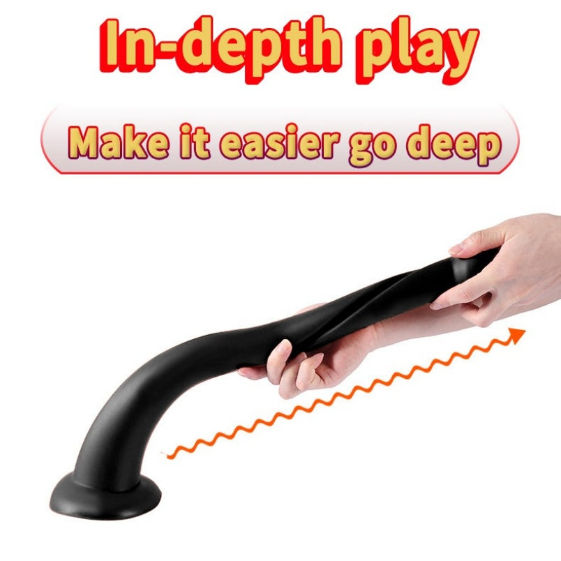 Gode anal extra-long noir Alien - Monsterdildo pour masturbation vaginale profonde